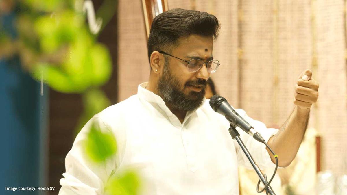 Carnatic vocalist Bharat Sundar on why music needs to be experienced, not decoded